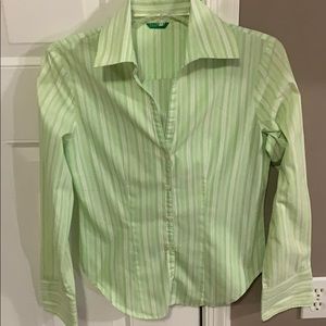 United of Benetton Button down Collared top.